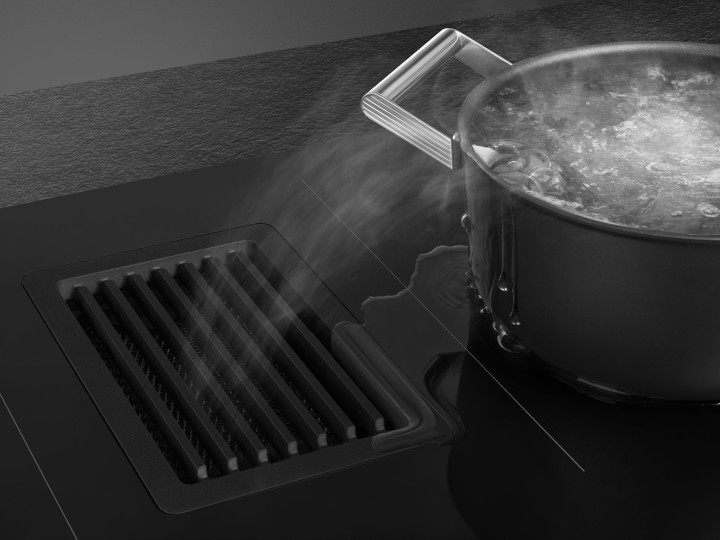 SMEG indukcinė kaitlentė su integruotu gartraukiu HOBD682D1  | 3