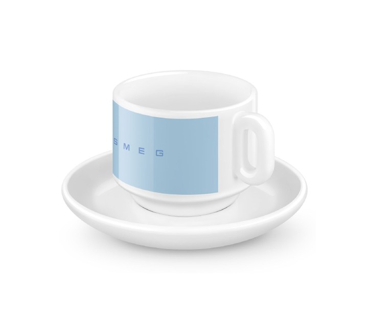 SMEG porcelianinių espresso puodelių rinkinys 2 vnt., 84 ml | 4