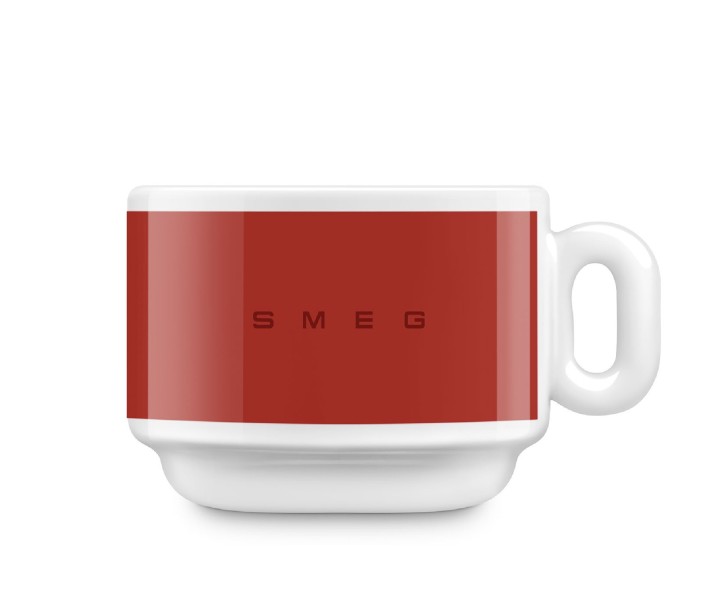 SMEG porcelianinių cappuccino puodelių rinkinys 2 vnt., 200 ml | 2