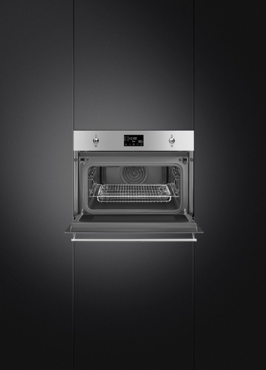 SMEG orkaitė su mikrobangų funkcija SO4302M1X  | 3