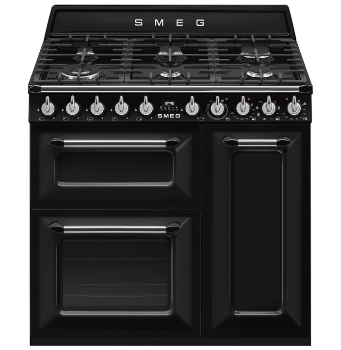 SMEG dujinė viryklė su 3 elektrinėmis orkaitėmis  | 1