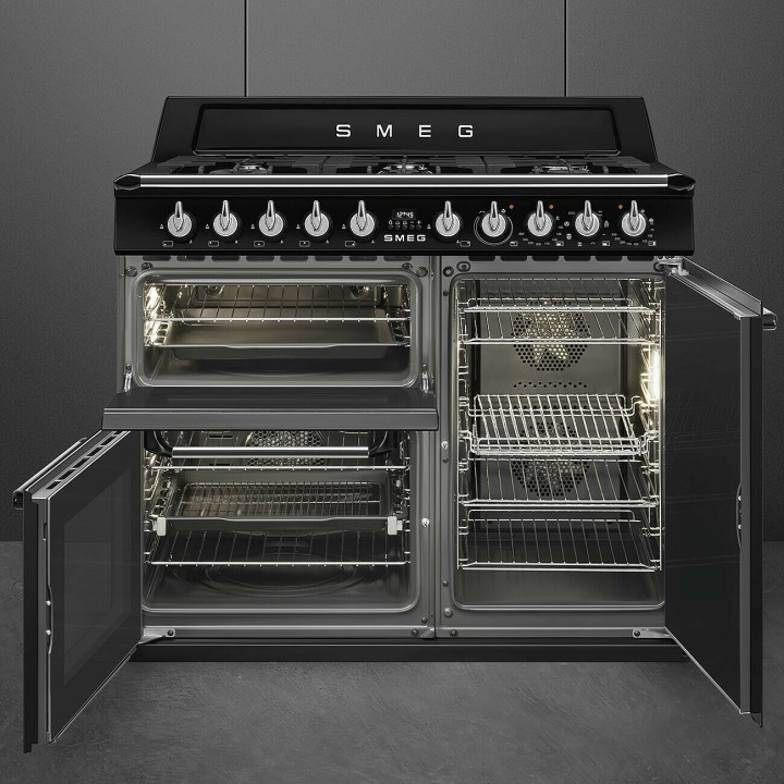 SMEG dujinė viryklė su 3 elektrinėmis orkaitėmis  | 3