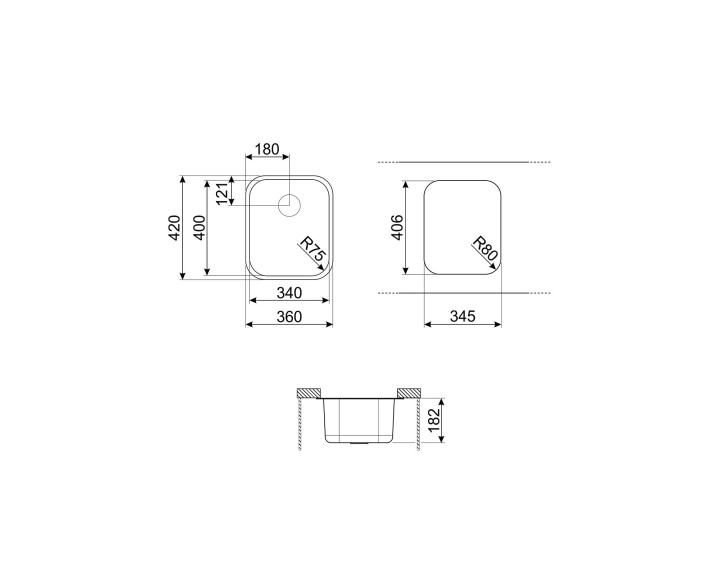 Montuojama po stalviršiu