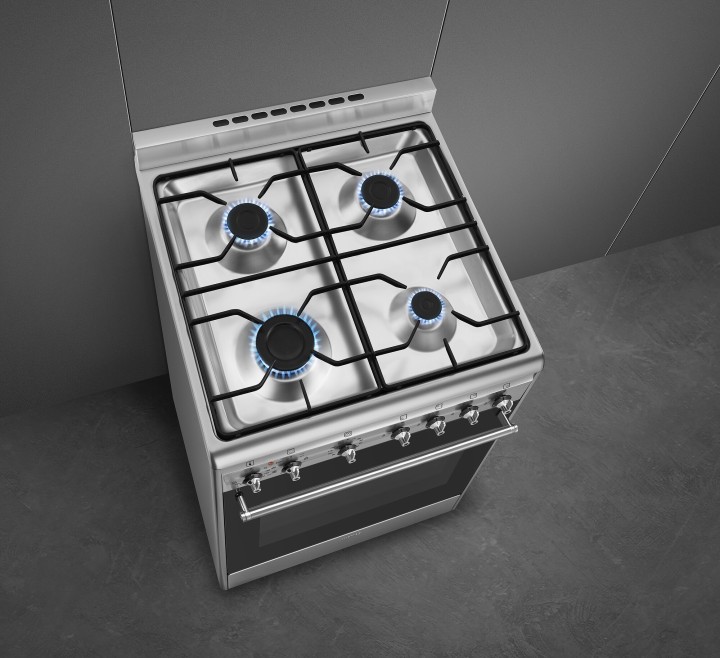 SMEG dujinė viryklė su elektrine orkaite CX60GMX | 5