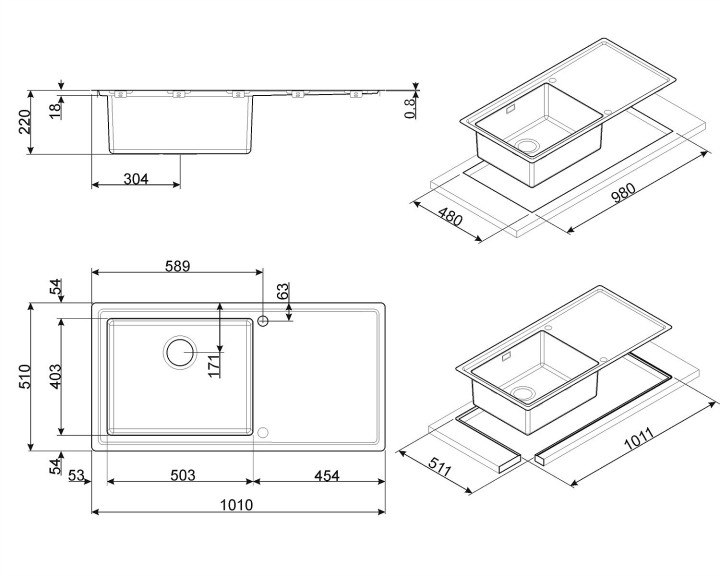 SMEG plautuvė LFT100D  | 2