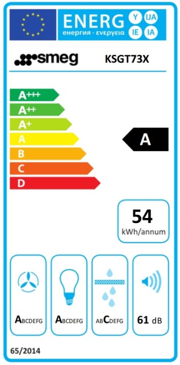 SMEG gartraukis KSGT73X  | 5