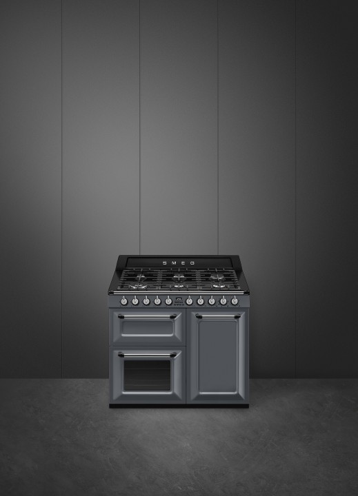 SMEG dujinė viryklė su 3 elektrinėmis orkaitėmis  | 3