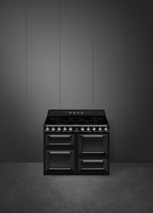 SMEG indukcinė viryklė su 3 elektrinėmis orkaitėmis  | 3