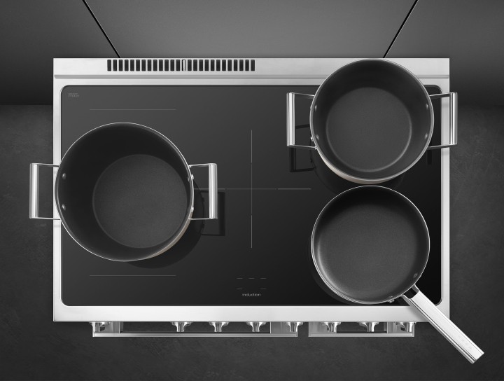 SMEG indukcinė viryklė su 2 elektrinėmis orkaitėmis CPF92IMBL | 4