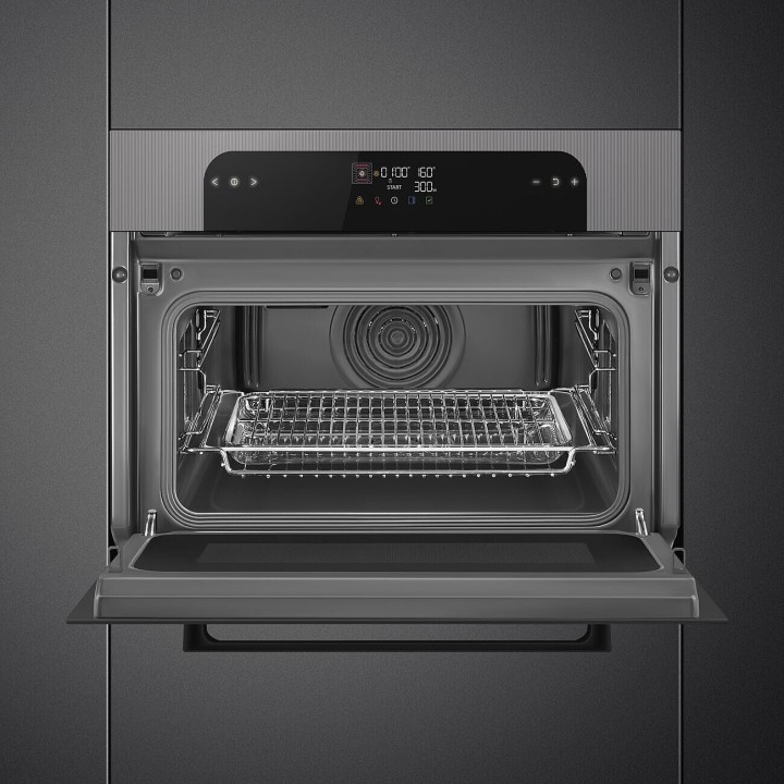 SMEG orkaitė su mikrobangų funkcija SO4202M1S | 3
