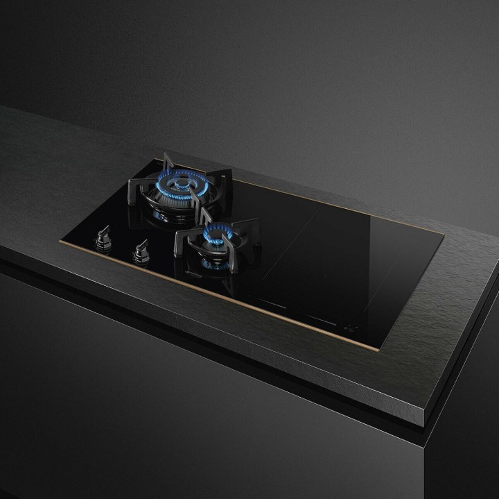 SMEG dujinė - indukcinė kaitlentė PM6743R  | 2