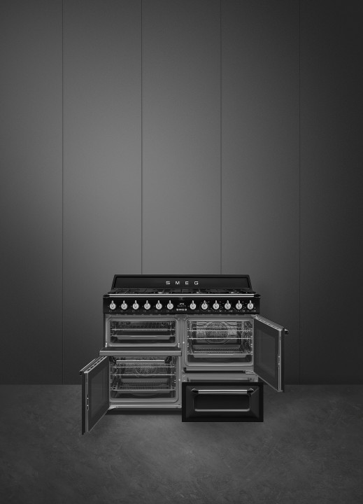 SMEG dujinė viryklė su 3 elektrinėmis orkaitėmis  | 6