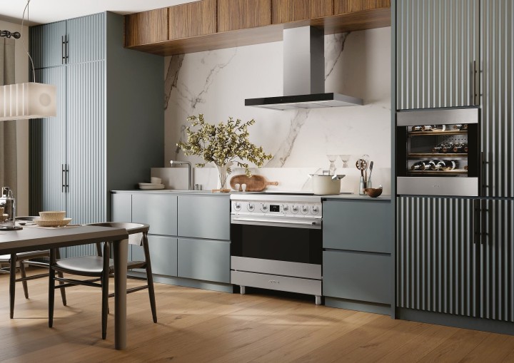 SMEG indukcinė viryklė su elektrine orkaite  | 2