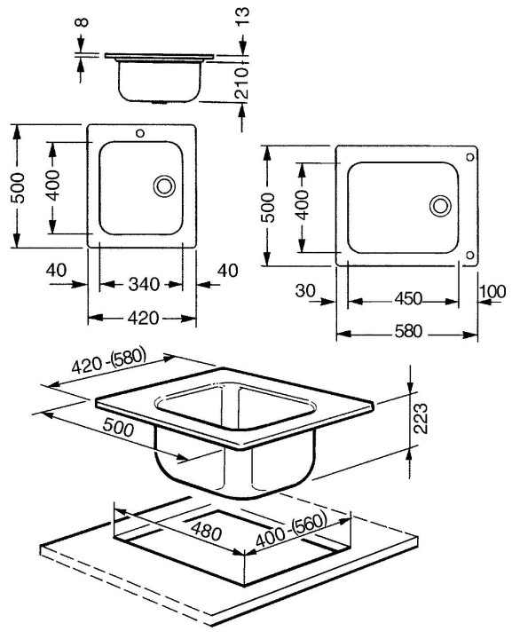 SMEG plautuvė "ALBA" VS45-P3  | 3