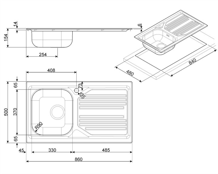 SMEG plautuvė LYP861S  | 2