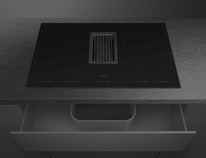 SMEG indukcinė kaitlentė su integruotu gartraukiu HOBD682D1  | 5