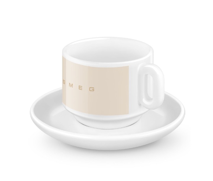 SMEG porcelianinių espresso puodelių rinkinys 2 vnt., 84 ml | 4
