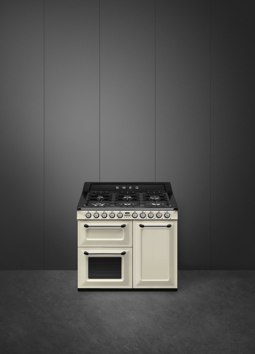 SMEG dujinė viryklė su 3 elektrinėmis orkaitėmis  | 4