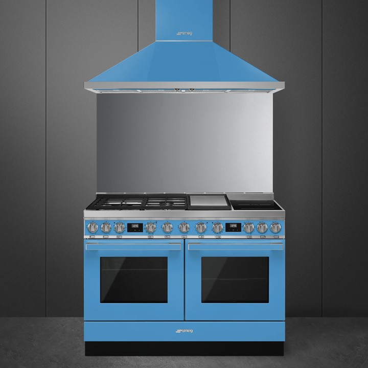 SMEG kombinuota viryklė su 2 elektrinėmis orkaitėmis CPF120IGMPT | 2
