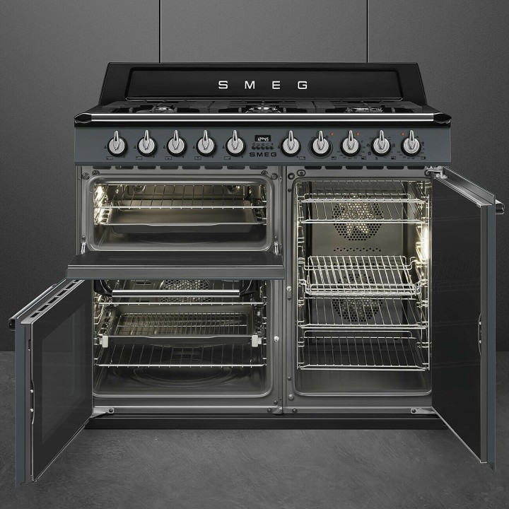 SMEG dujinė viryklė su 3 elektrinėmis orkaitėmis  | 4
