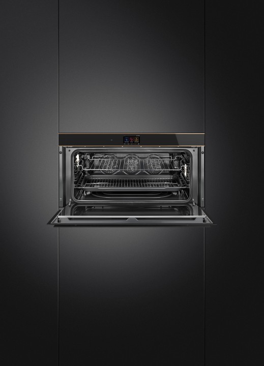 SMEG orkaitė su savaiminio išsivalymo funkcija (Pirolizė) SFPR9604TNR  | 5