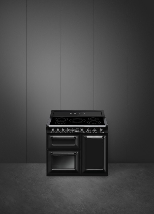 SMEG dujinė viryklė su 3 elektrinėmis orkaitėmis  | 2