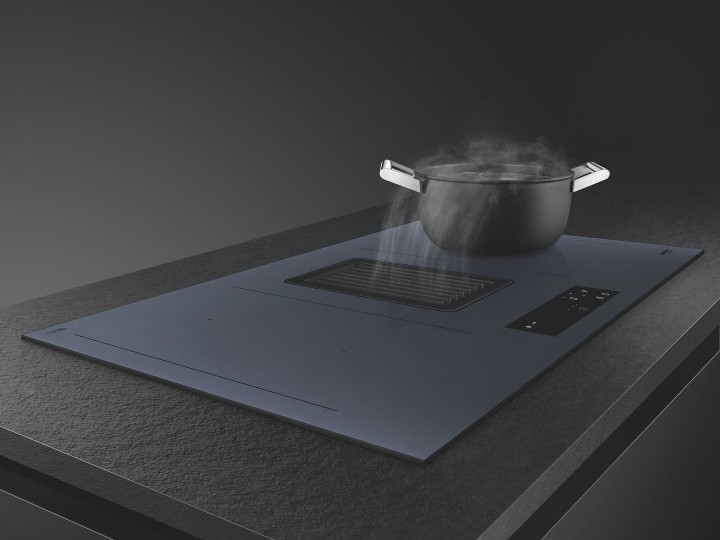 SMEG indukcinė kaitlentė su integruotu gartraukiu HOBD182DG  | 5