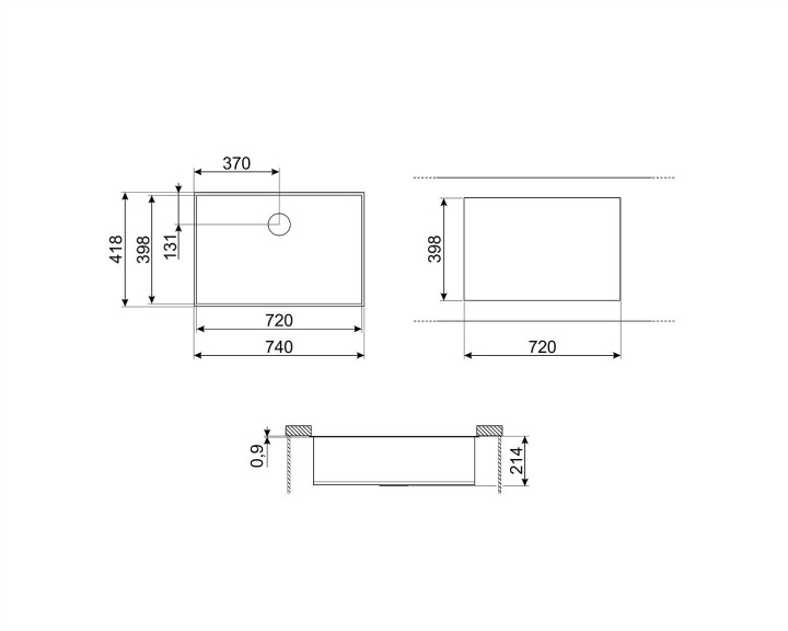 SMEG plautuvė "QUADRA" VSTQ72-2  | 3
