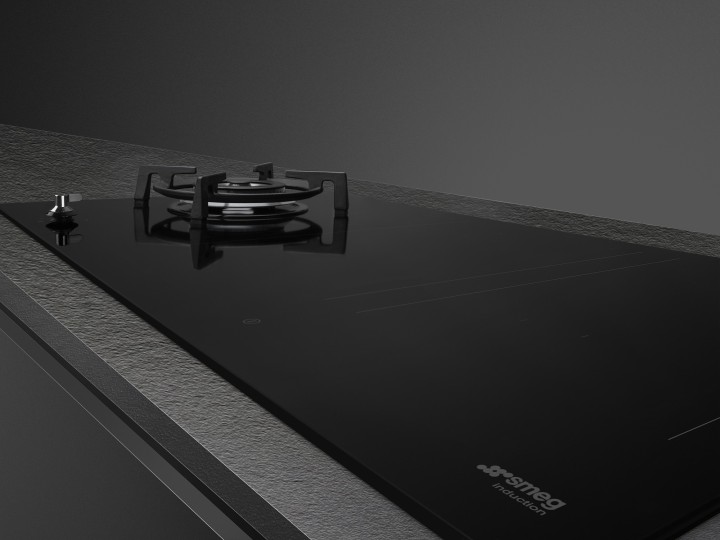 SMEG dujinė - indukcinė kaitlentė PM3953D  | 5