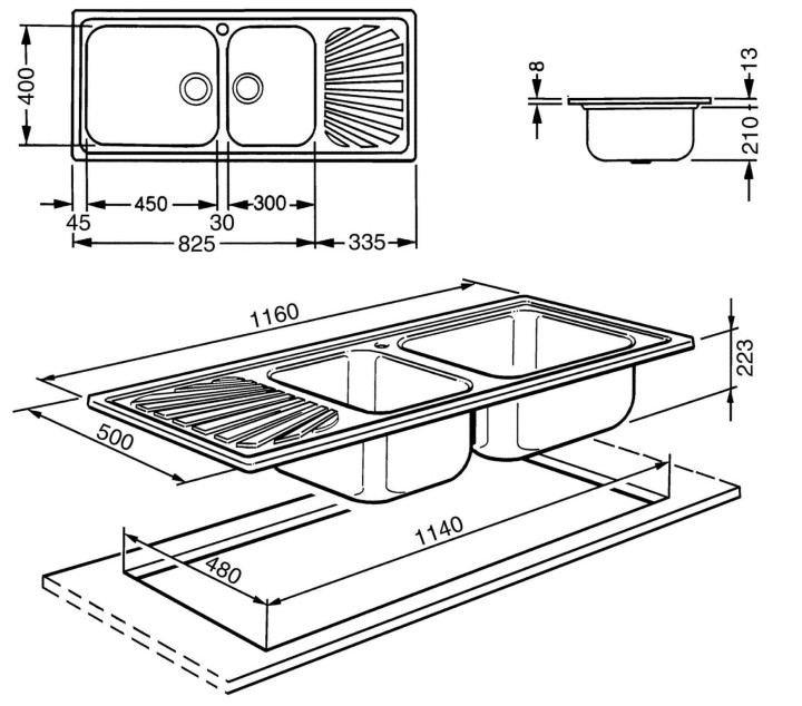 SMEG plautuvė SG116D  | 3