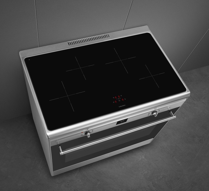 SMEG indukcinė viryklė su elektrine orkaite CG90CIXT | 4