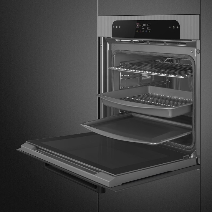 SMEG orkaitė su savaiminio išsivalymo funkcija (Pirolizė) SOP6202TS | 4