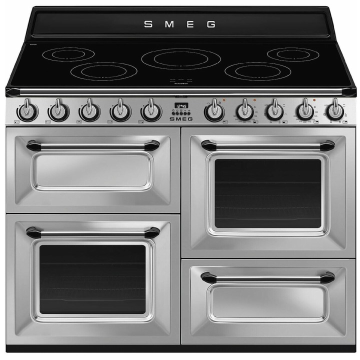 SMEG indukcinė viryklė su 3 elektrinėmis orkaitėmis  | 1
