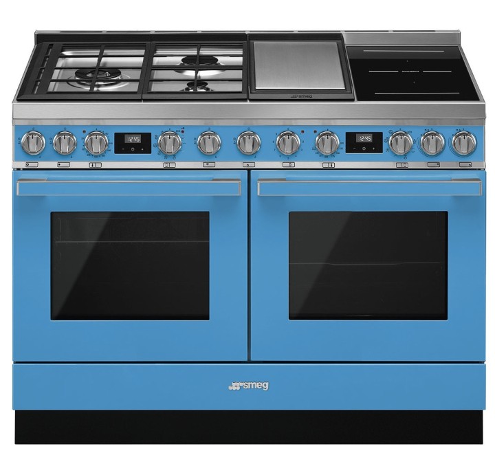 SMEG kombinuota viryklė su 2 elektrinėmis orkaitėmis CPF120IGMPT | 1