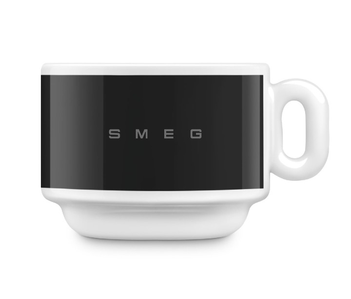 SMEG porcelianinių espresso puodelių rinkinys 2 vnt., 84 ml | 2