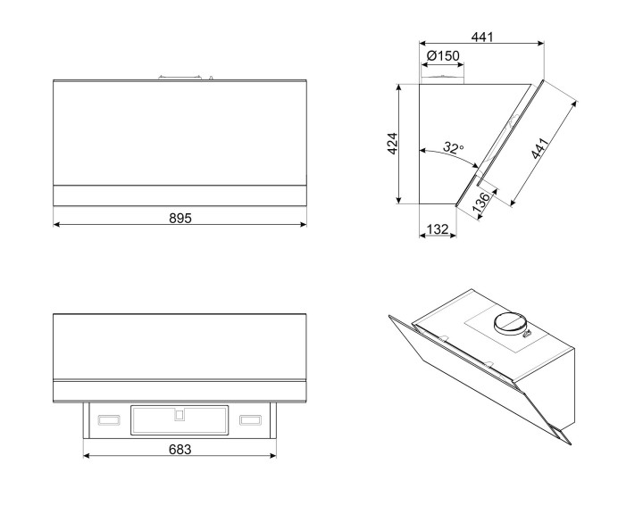SMEG gartraukis KV694R  | 8