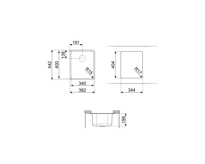 SMEG plautuvė VFU34DKX  | 3