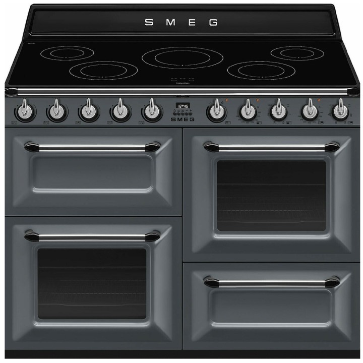 SMEG indukcinė viryklė su 3 elektrinėmis orkaitėmis  | 1