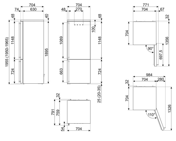SMEG šaldytuvas FA8005RAO6 | 10
