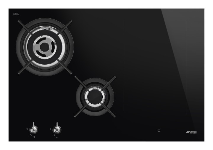 SMEG dujinė - indukcinė kaitlentė PM3743D  | 1