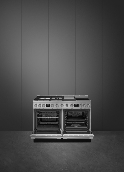 SMEG kombinuota viryklė su 2 elektrinėmis orkaitėmis CPF120IGMPX | 3