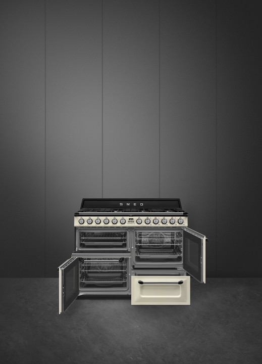 SMEG dujinė viryklė su 3 elektrinėmis orkaitėmis  | 7