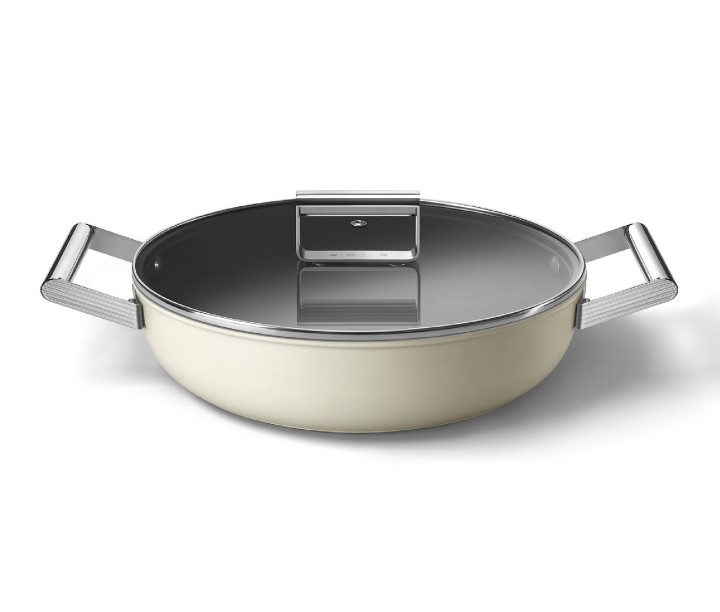 SMEG troškintuvas su dangčiu Ø 24 cm, 4,3 l | 1