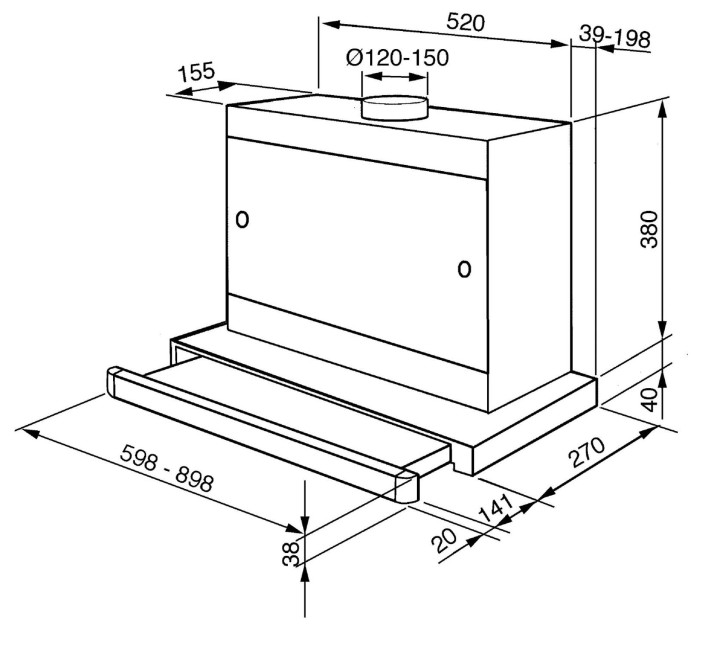SMEG gartraukis KSET9XE2  | 4
