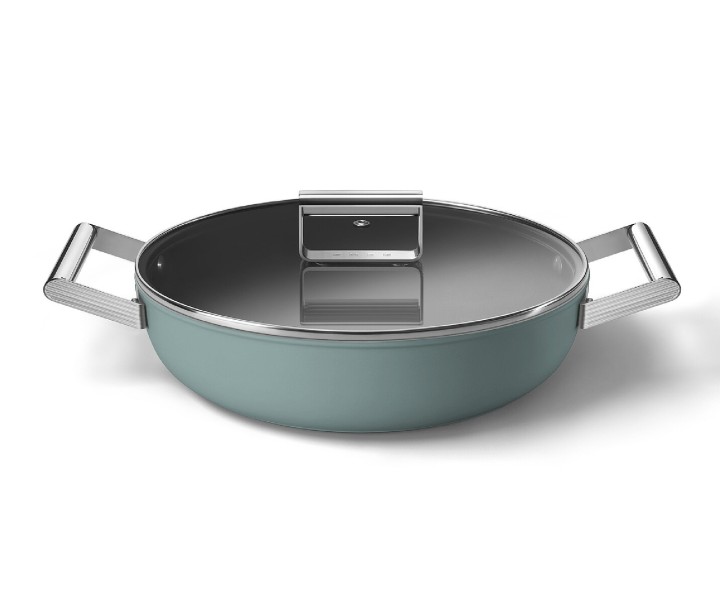 SMEG troškintuvas su dangčiu Ø 24 cm, 4,3 l | 1