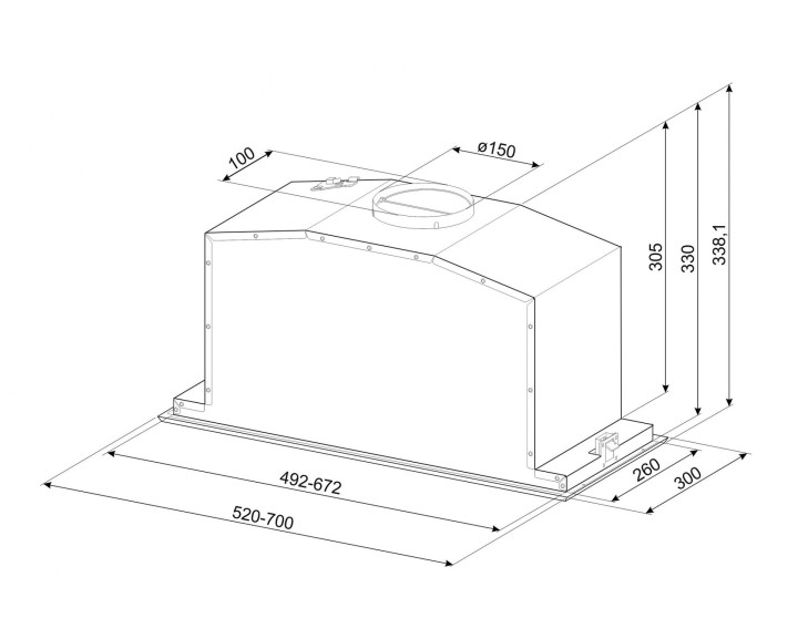 SMEG gartraukis KICGR52X  | 5