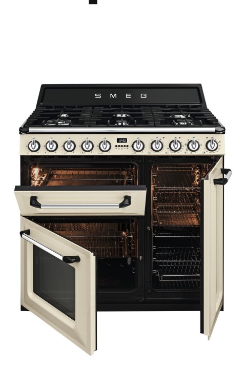 SMEG dujinė viryklė su 3 elektrinėmis orkaitėmis  | 8