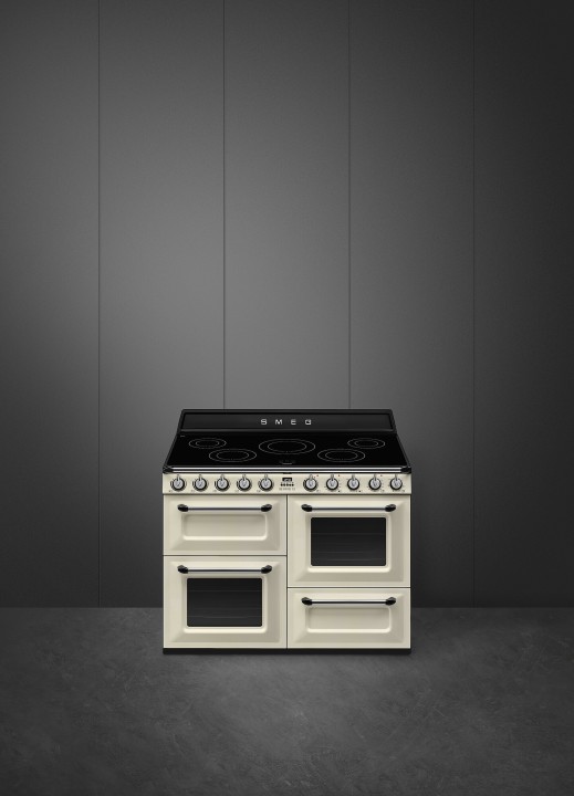 SMEG indukcinė viryklė su 3 elektrinėmis orkaitėmis  | 3