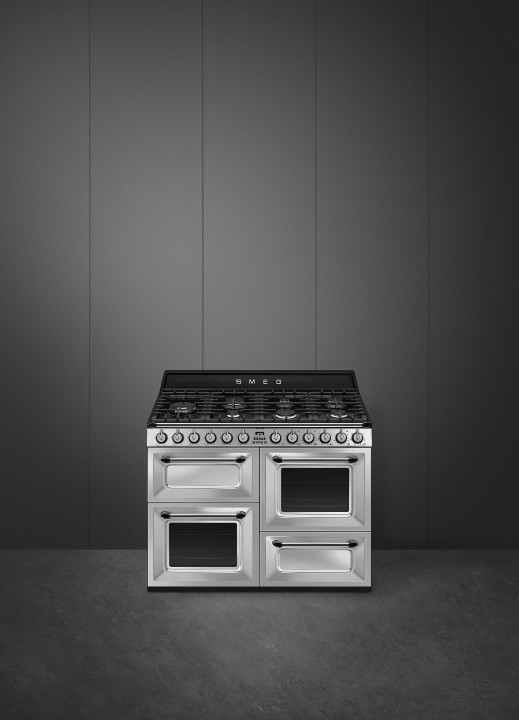 SMEG dujinė viryklė su 3 elektrinėmis orkaitėmis  | 3