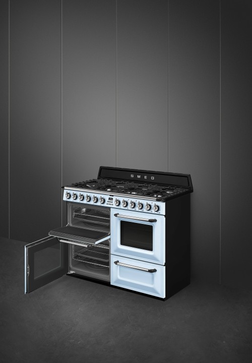 SMEG dujinė viryklė su 3 elektrinėmis orkaitėmis  | 3